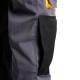 Pantalones Largos DeTrabajo, Multibolsillos, Resistentes, Rodilla Reforzada, Gris/Amarillo Talla 54/56 XXL