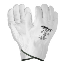 Guantes Piel FLOR 9" C/Colgador (Par)