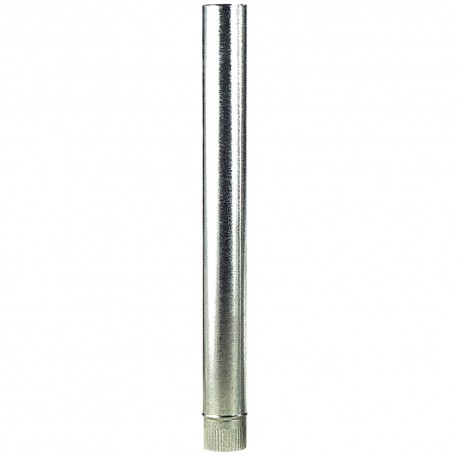 Wolfpack Tubo Estufa Acero Galvanizado Ø 130 mm, Ideal Estufas de Leña, Chimenea, Alta resistencia, Conducto Humos