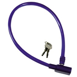 Cable Bicicleta Con llave 8 mm. x 60 cm.