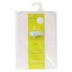 Mantel Hule Muleton Rectangular Blanco Impermeable Antimanchas PVC 140x250 cm. Recortable Uso Interior y Exterior