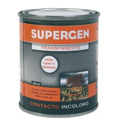 Pegamento Supergen Incoloro 250 ml.