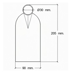 Pinza Portaescoba Triple Maurer