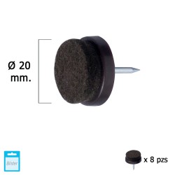 Abanico Lija Grano 80 50x25mm