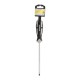 Destornillador Plano Vaciado Acero S2 Mango TPR Bimaterial. Medida 1,2 x Ø 6,0 x 150 mm. DIN5265