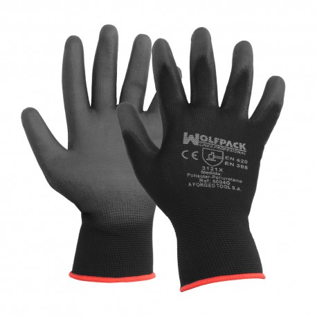 Guantes Poliuretano / Poliester Impregnado 11" (Par)