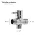 Ducha Bidet WC Con Válvula Cerámica H 1/2" M 1/2" M 1/2"