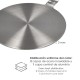 Adaptador Para Induccion / Vitroceramica Ø 23.5 cm. 3 Capas Acero Inoxidable / Aluminio