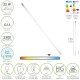 Tubo Led T8 150 cm. 22 Watt. Equivale A 150 Watt. 2300 Lumenes. Luz Fria 6500º K.