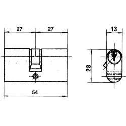 Cerradura Cvl 1963r/0 Carpintería Metálica